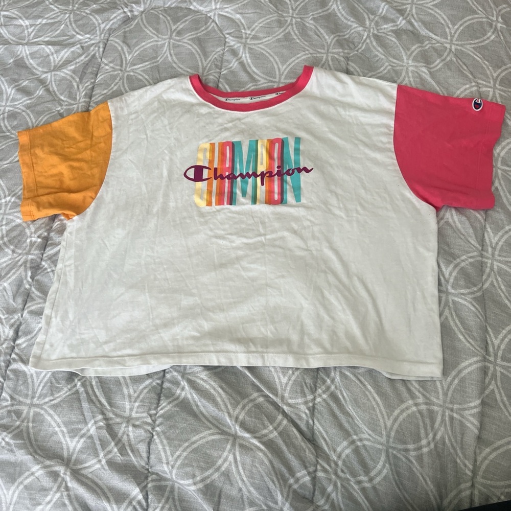 Champion multi-colored crop top!